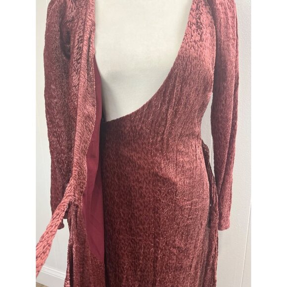 TANYA TAYLOR LAUREEN DRESS SIZE 2  ROSEWOOD MAXI NWT - Picture 10 of 16